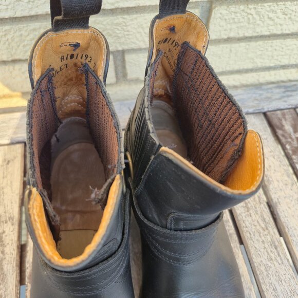 Black Leather Women's Boots - Picture 10 of 14